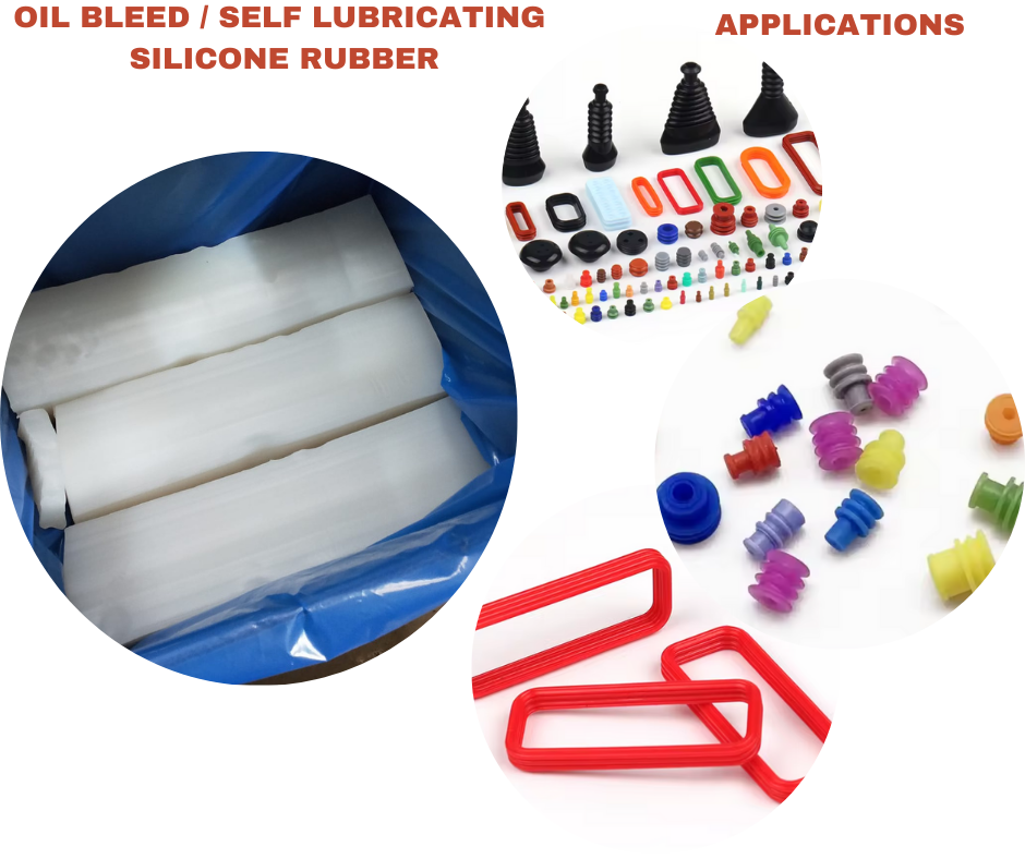 OIL BLEED / SELF LUBRICATING SILICONE RUBBER